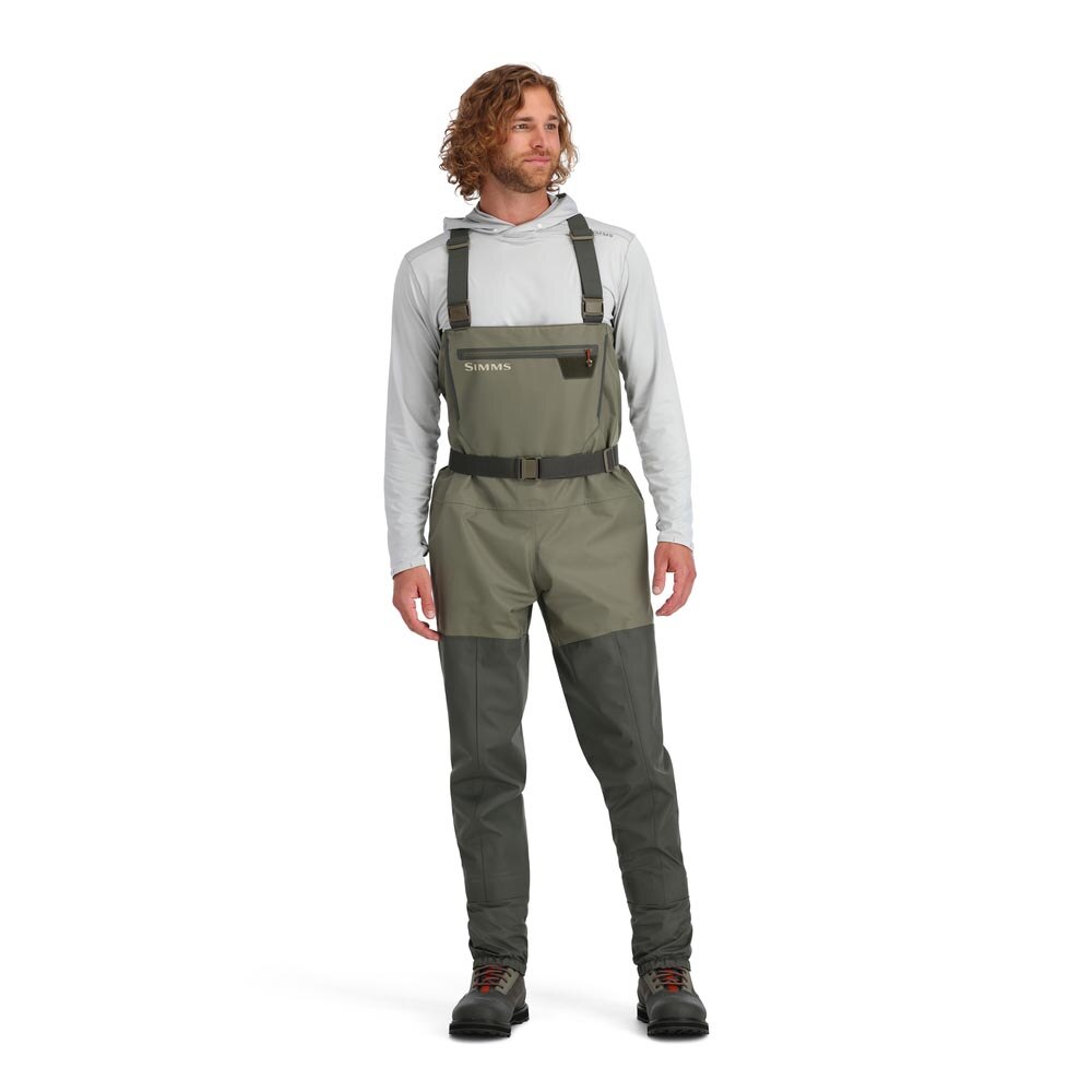 Simms Tributary Stockingfoot Waders Men's in Basalt